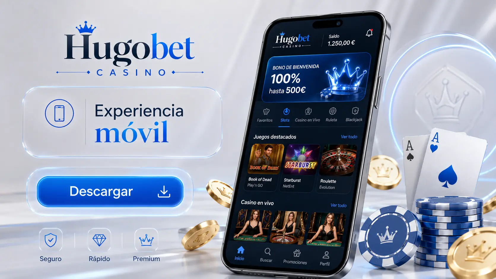 Experiencia móvil en Hugobet para Chile